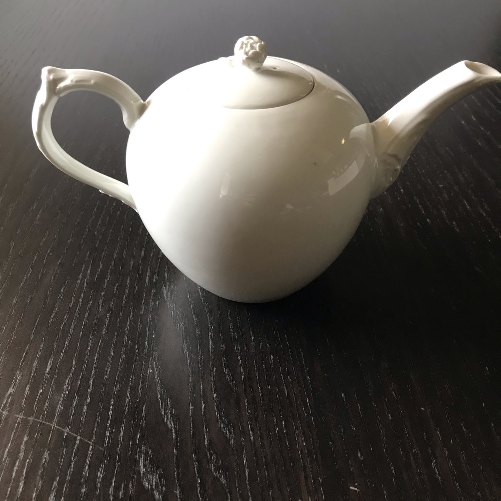 KPM Vintage White Porcelain Teapot